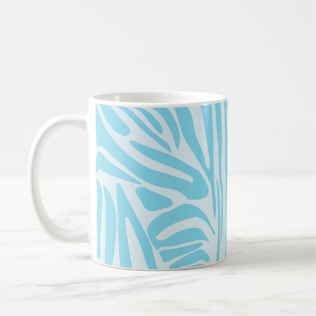 Mug Modèle Zèbre Bleu (Gauche)