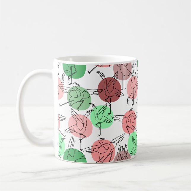 Mug Modèles de postures de yoga | Motif transparent de (Gauche)