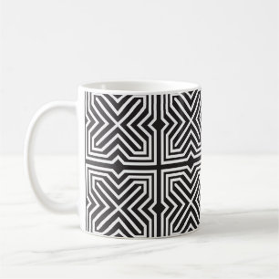 Mug Modèles vintages sans soudure. Texture moderne et