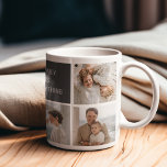 Mug Moden 3Collage Photo & Grey Meilleur Cadeau Famili<br><div class="desc">Moden 3Collage Photo & Grey Meilleur Cadeau Familial</div>