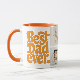 Mug Modern Best Dog Dad Photo