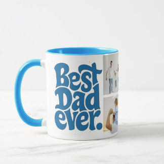 Mug Modern Best Dog Dad Photo