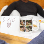 Mug Modern Best Ever Bonus Dad | Photo Collage<br><div class="desc">A cool gift for fathers day or a birthday, this cool mug is the perfect keepsake for Dads, stepdads, new dads, bonus dads, grandads and dog dads. The mug features 4 photos and the template message reads 'BEST EVER BONUS DAD' and is personalized with your childs name. All font styles,...</div>