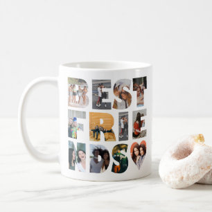 Mug Modern Best Friends 12 Photo Collage BFF Besties