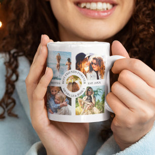 Mug Modern Best Friends Forever Photo Collage   Bestie