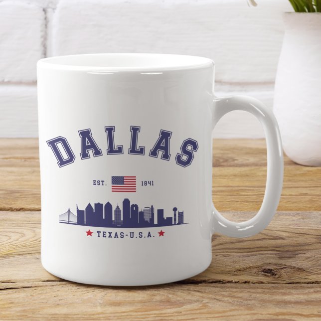 Mug Modern Cityscape of Dallas Texas (Créateur téléchargé)