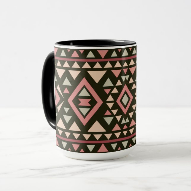 Mug Modern Geometric Southwest Style  (Devant gauche)