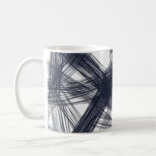 Mug ✨ Modern Hatching Line Pattern Print ✨