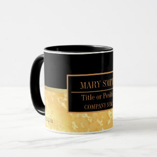 Mug Modern Marble Business Ajouter un nom