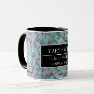 Mug Modern Marble Business Ajouter un nom