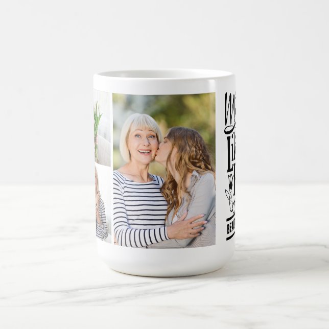 Mug Modern Mother Quote Family Photo Collage  (Centre)