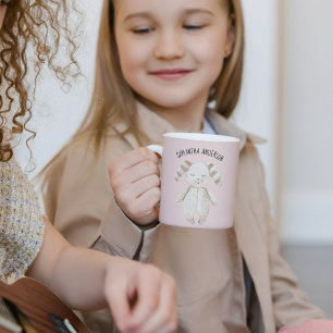 Mug Modern Pastel Pink Bunny