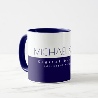 Mug Modern Prof Digital Marketer Navy Blue