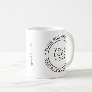 Mug Modern Round Business Logo Promotional