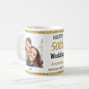 Mug Moderne 2 Photo 50th Gold Anniversary Parties scin