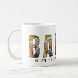 Mug Moderne 6 Photo Babcia On vous aime