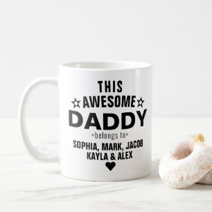 Mug Moderne Ce merveilleux papa papa papa appartient a