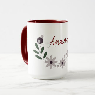 Mug Moderne Chic Incroyable Floral 