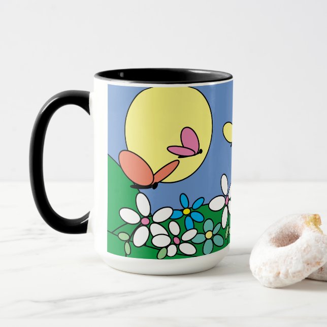 MUG MODERNE CHIC MODERNE JOLIE MODERNE MODERNE (Avec donut)