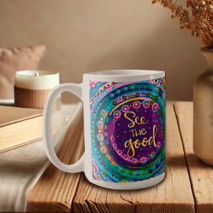 Mug Moderne et coloré Voir la bonne cote Inspirivity