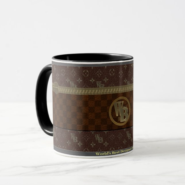 Mug Moderne et tendance Custom World's Best Designer M (Devant gauche)