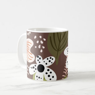Mug Moderne Joli Folithe Feuille motif floral
