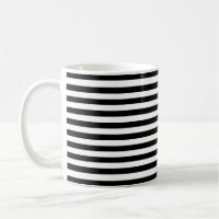 Moderne Luxe noir et blanc rayures motif