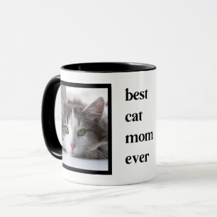 Mug Moderne Meilleur Chat Maman toujours Citer 2 Photo