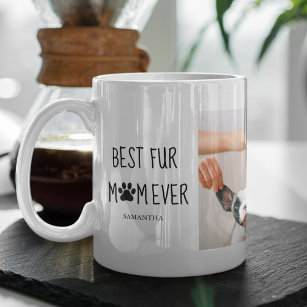 Mug Moderne Meilleur Fur Maman   Photo de chien