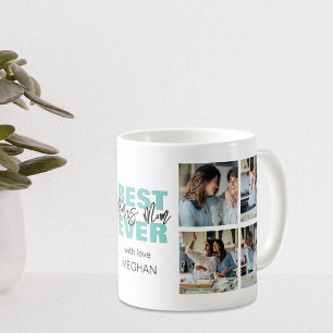 Mug Moderne Meilleur jamais Bonus Maman Collage de p