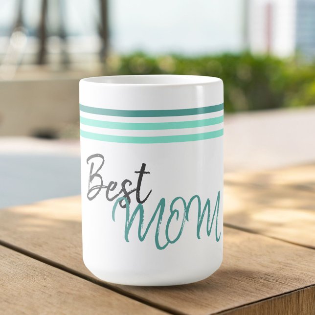 Mug Moderne Meilleure Maman Fête des Mères (Créateur téléchargé)