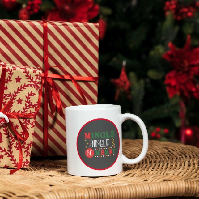 Mug Moderne mélange et tintement de vacances (Créateur téléchargé)