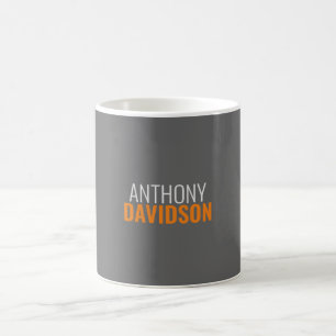 Mug Moderne minimaliste Élégant Professionnel Plain