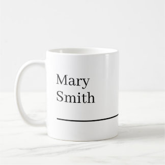 Mug Moderne minimaliste souligné