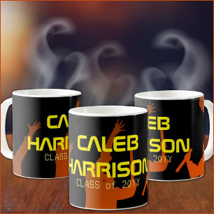 Mug Moderne Multicolor Techno Graduation Party