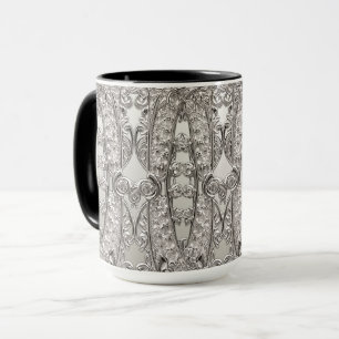 Mug moderne orné argent