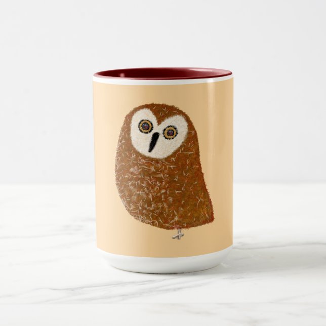 Mug Moderne petite chouette hulotte du nord (Centre)