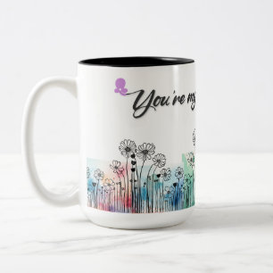 Mug moderne pour la fête des mères pour maman