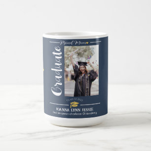 Mug Moderne Simple élégant Graduation or Casquette Mer