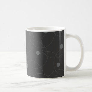 Mug Moderne, simple, ludique, amusant motif de cercles