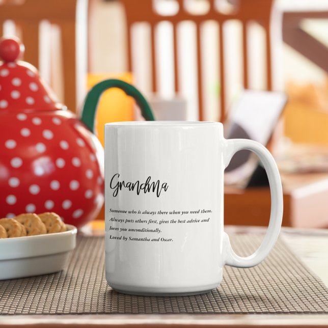 Mug Moderne Simple Meilleure grand-mère toujours Meill (Créateur téléchargé)
