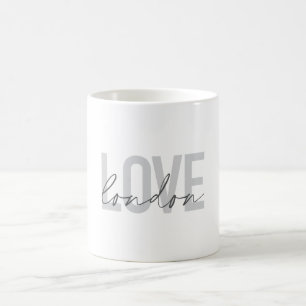 Mug Moderne, urbain, simple, cool, design Love London