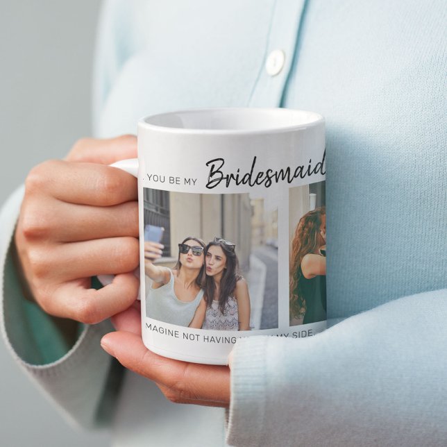 Mug Moderne Veux-tu être ma demoiselle d'honneur ? | C (Créateur téléchargé)