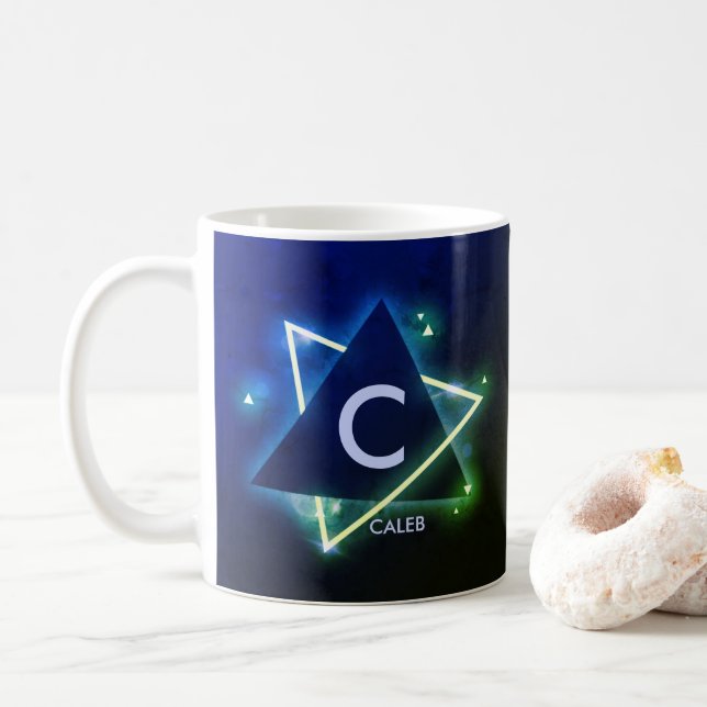 Mug Modifier le nom d'ajout initial Angle d'espace ble (Avec donut)