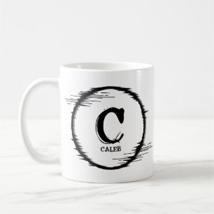 Mug Modifier le nom d'ajout initial Cercle A B C D