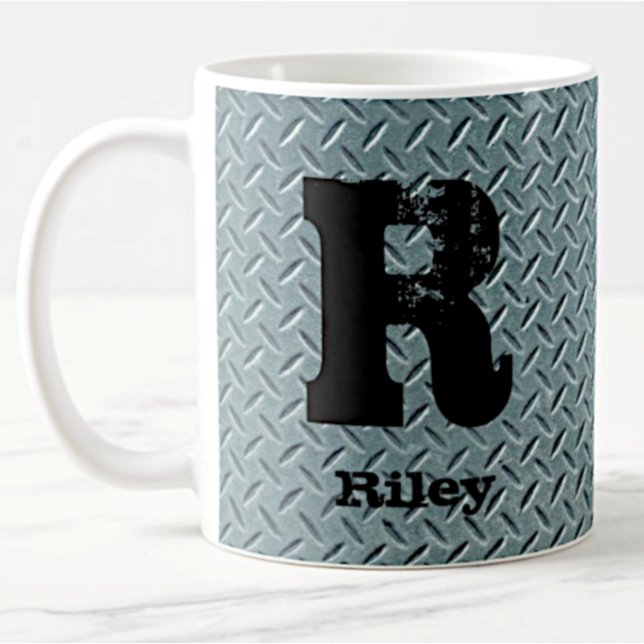 Mug Modifier le nom initial Ajouter le nom O P Q R S T (Créateur téléchargé)