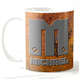 Mug Modifier le nom initial Ajouter M N O P Q sur le m
