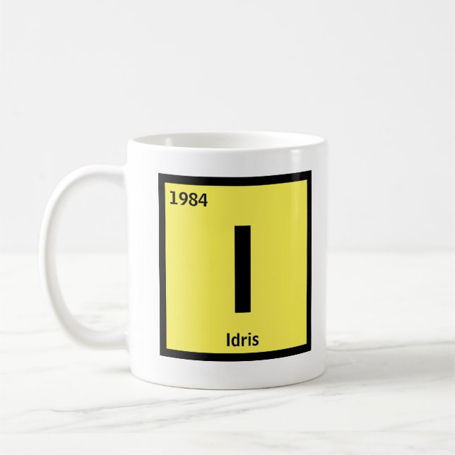 Mug Modifier le nom initial Année Périodique Tableau I (Gauche)