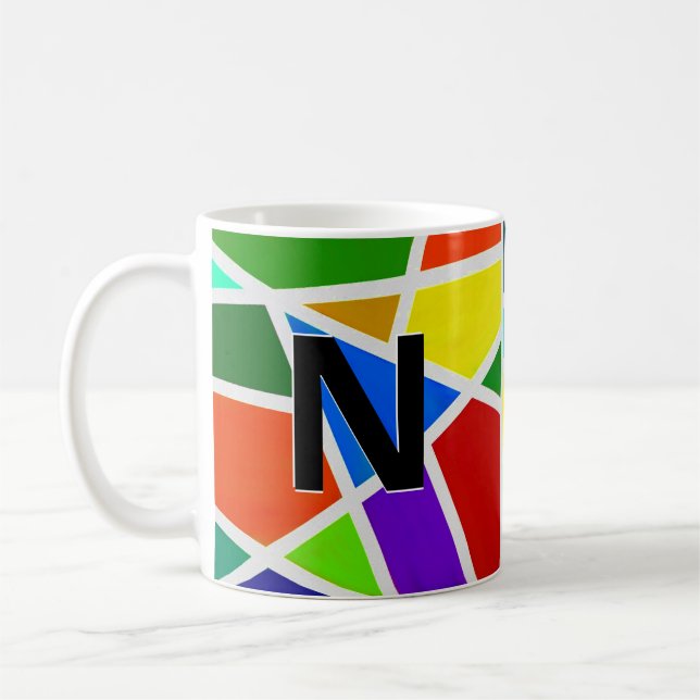 Mug Modifier les triangles géométriques initiaux L M N (Gauche)