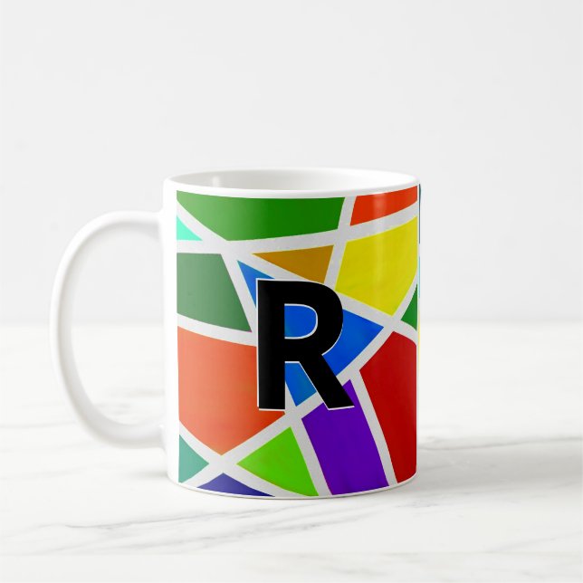 Mug Modifier les triangles géométriques initiaux Q R S (Gauche)